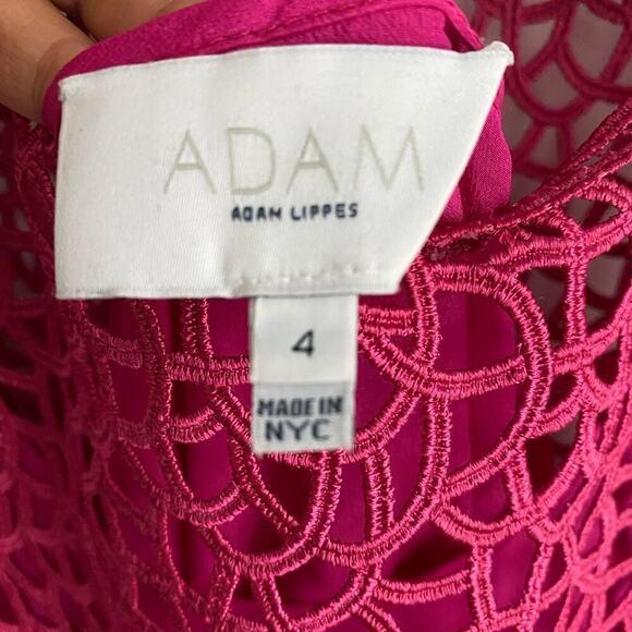 Adam Lippes Pink Net Dress - Picture 5 of 5